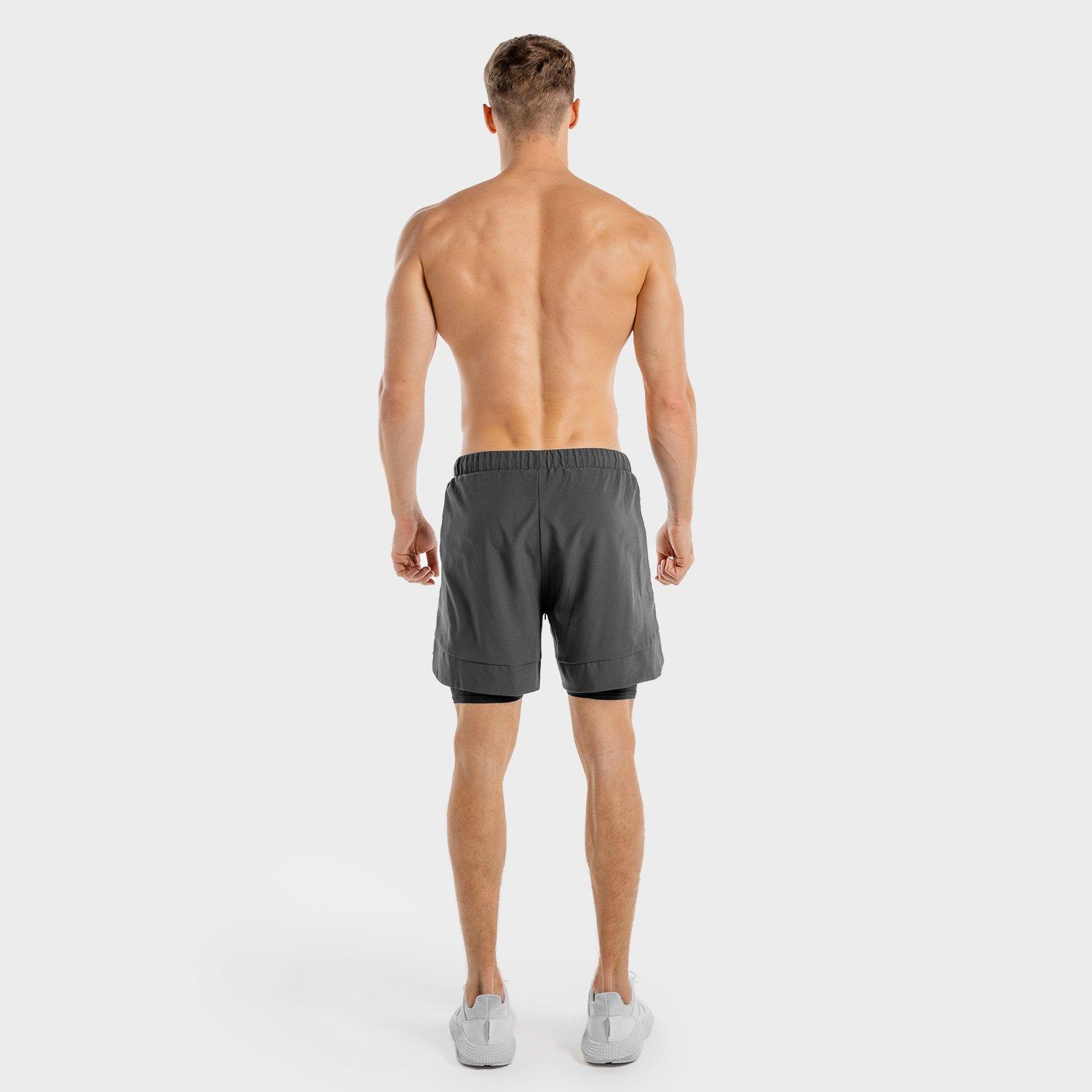Men Limitless 2 In 1 Shorts, Grey, , large image number 6