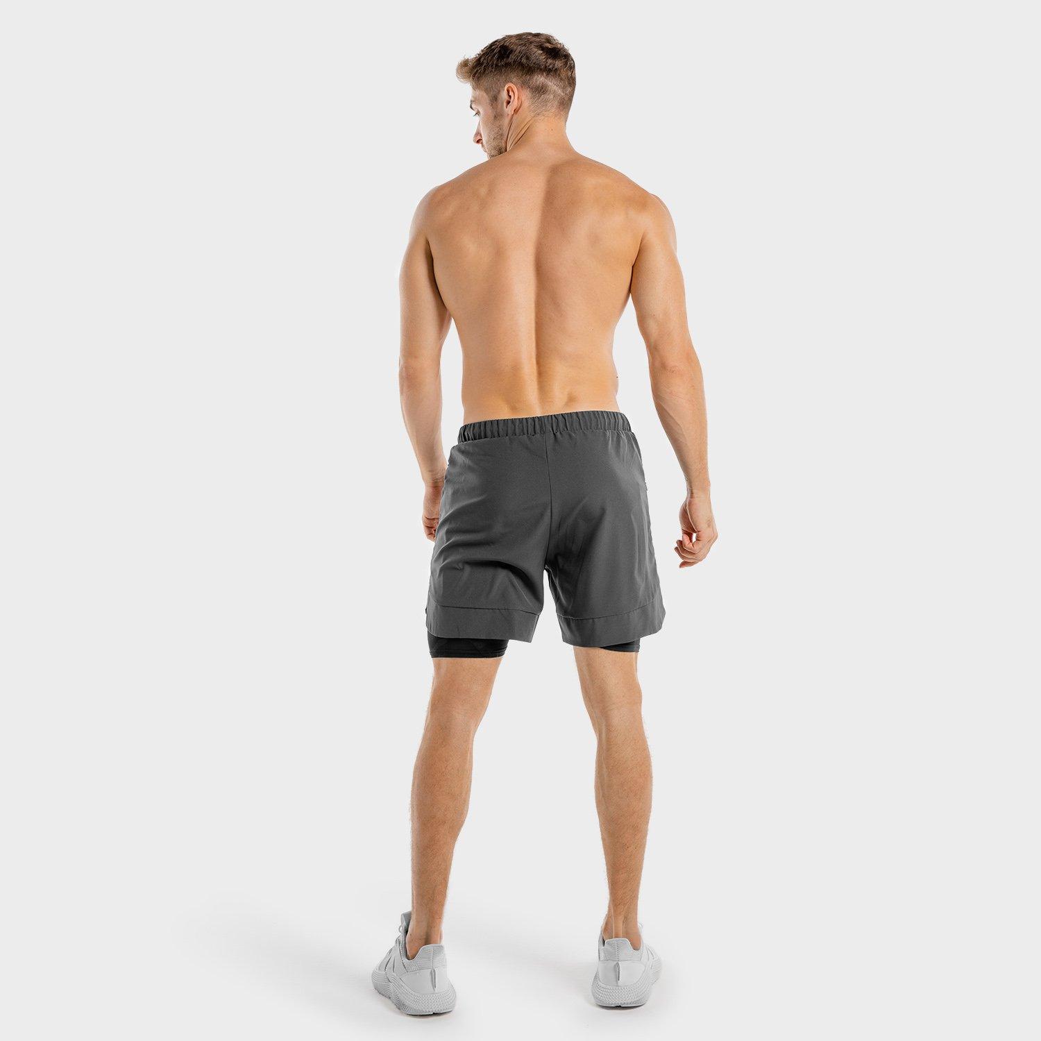 Men Limitless 2 In 1 Shorts, Grey, , large image number 7