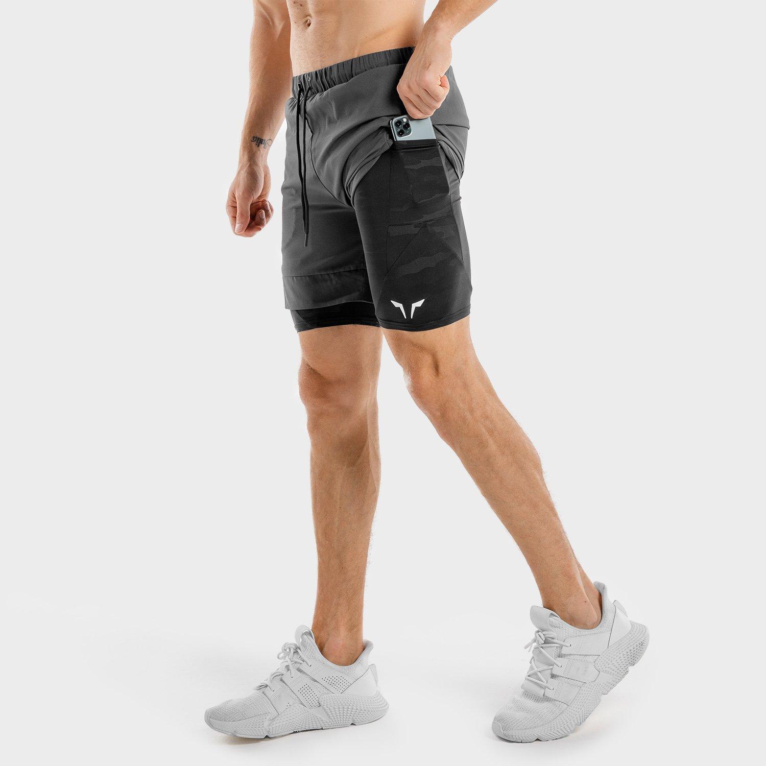Men Limitless 2 In 1 Shorts, Grey, , large image number 8