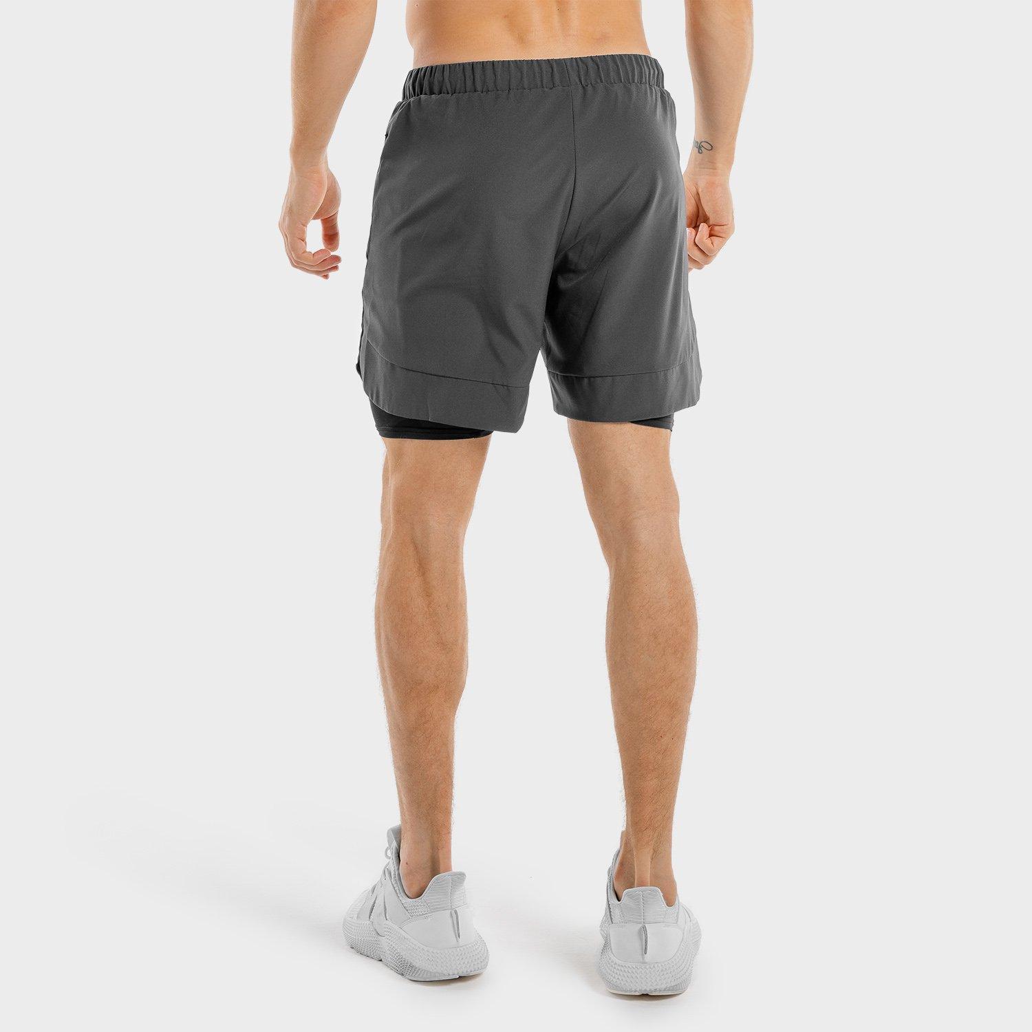 Men Limitless 2 In 1 Shorts, Grey, , large image number 9