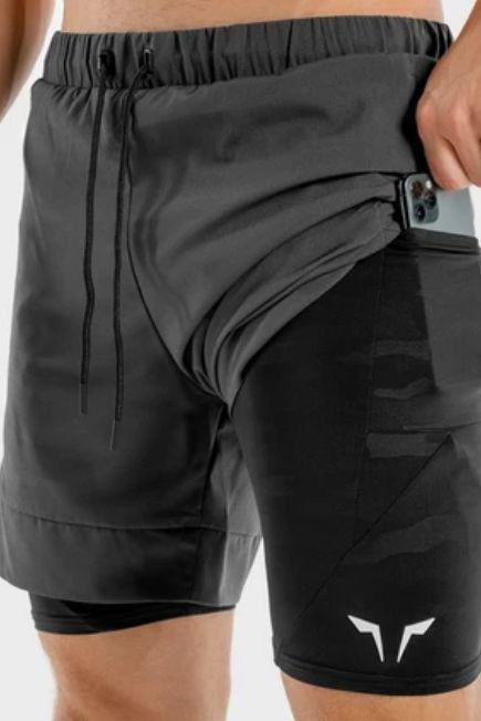 Men Limitless 2 In 1 Shorts, Grey, , large image number 10
