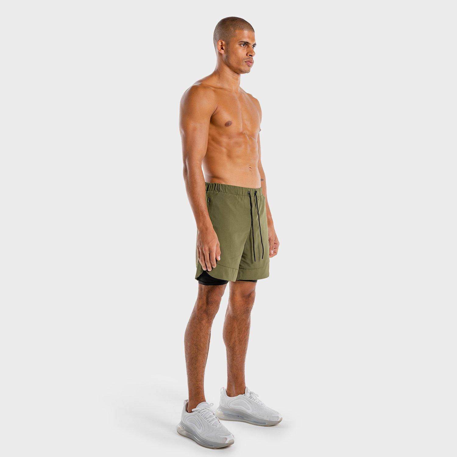 Men Limitless 2 In 1 Shorts, Khaki, , large image number 6