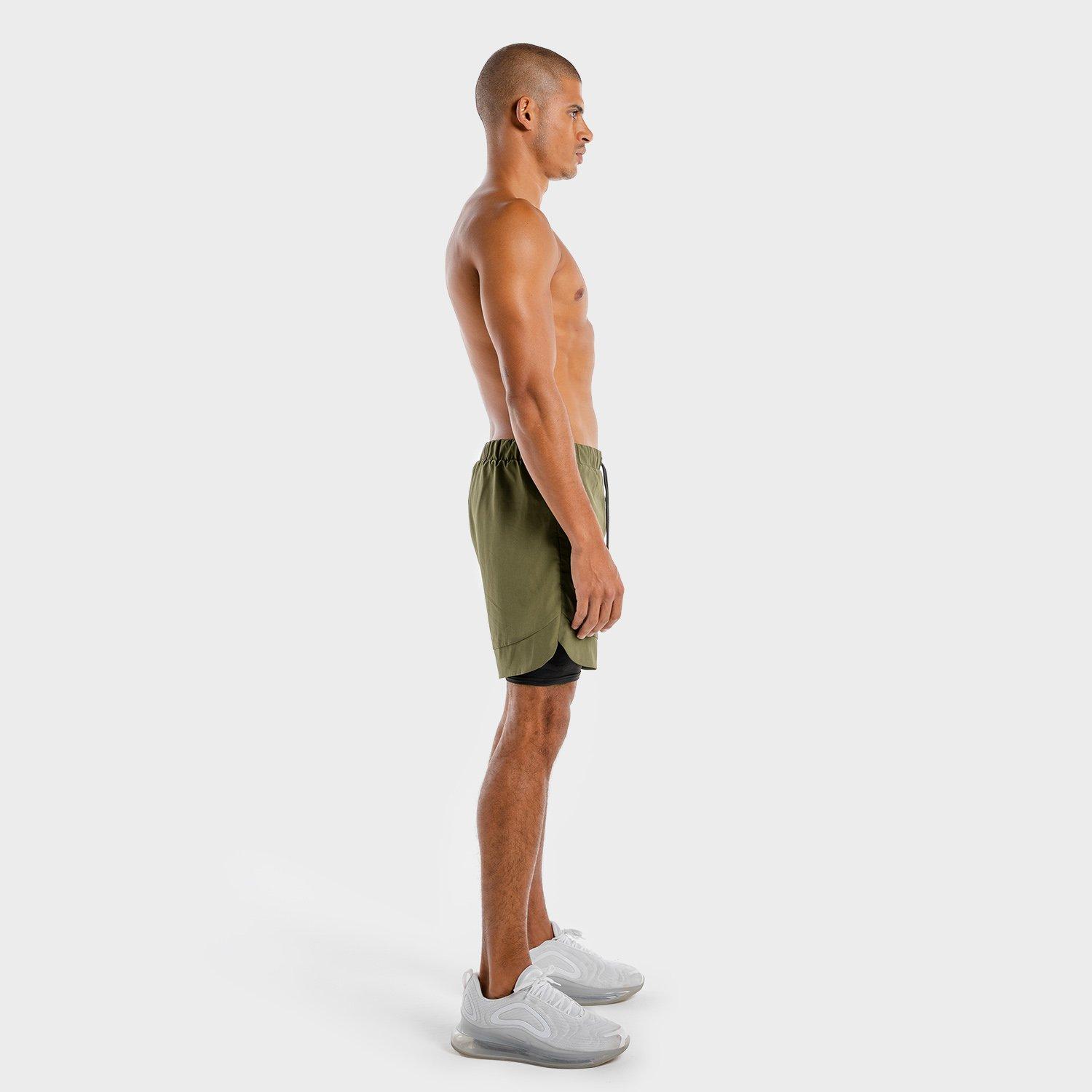Men Limitless 2 In 1 Shorts, Khaki, , large image number 7