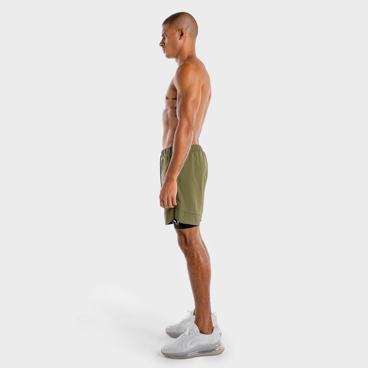Men Limitless 2 In 1 Shorts, Khaki, , large image number 8