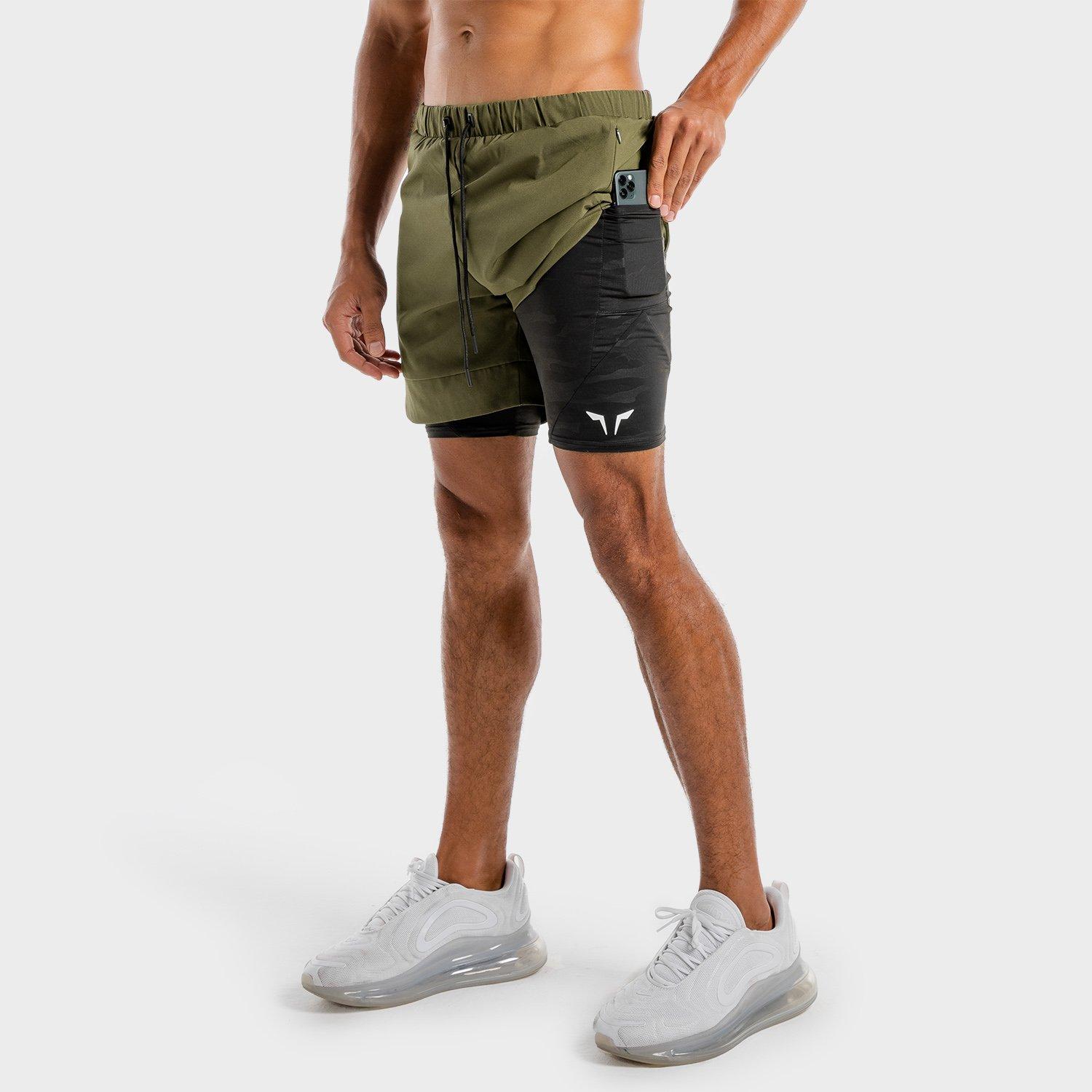 Men Limitless 2 In 1 Shorts, Khaki, , large image number 11