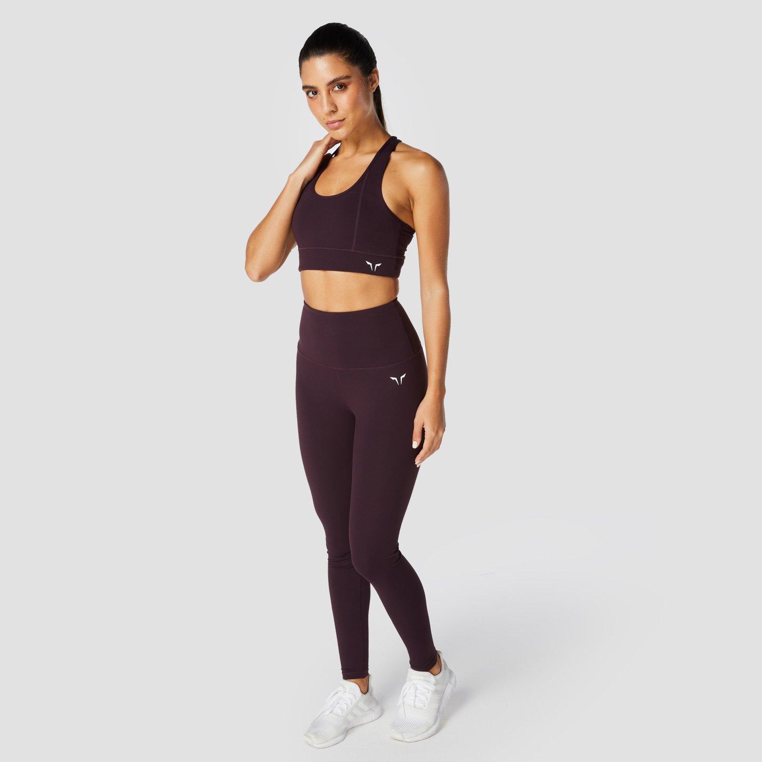 Women Hera High Waisted Leggings, Burgundy, , large image number 0