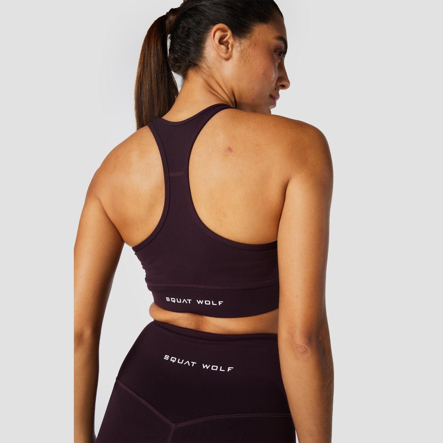 Women Hera Sports Bra, Burgundy, , large image number 4