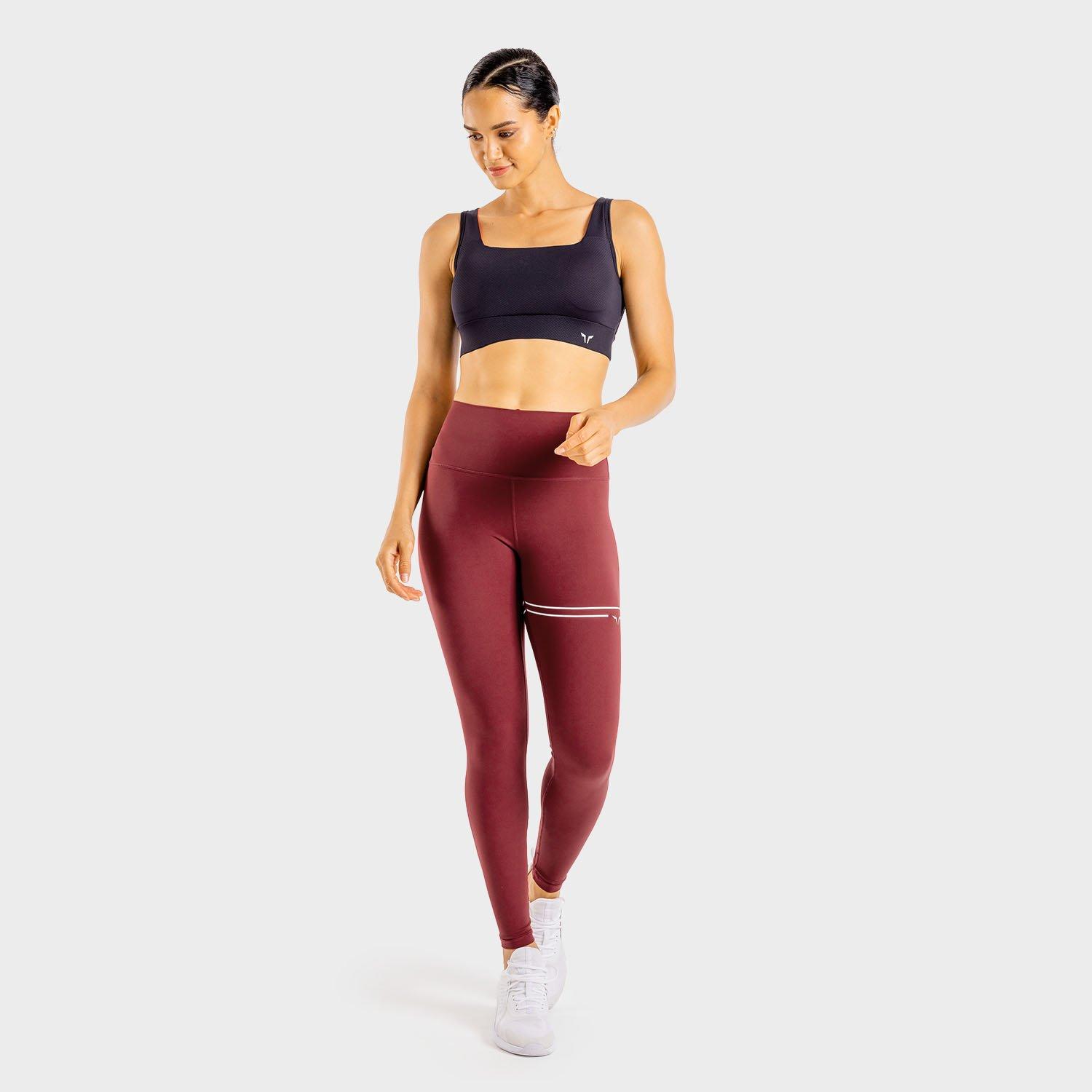 Squatwolf - Women Flux Leggings, Maroon