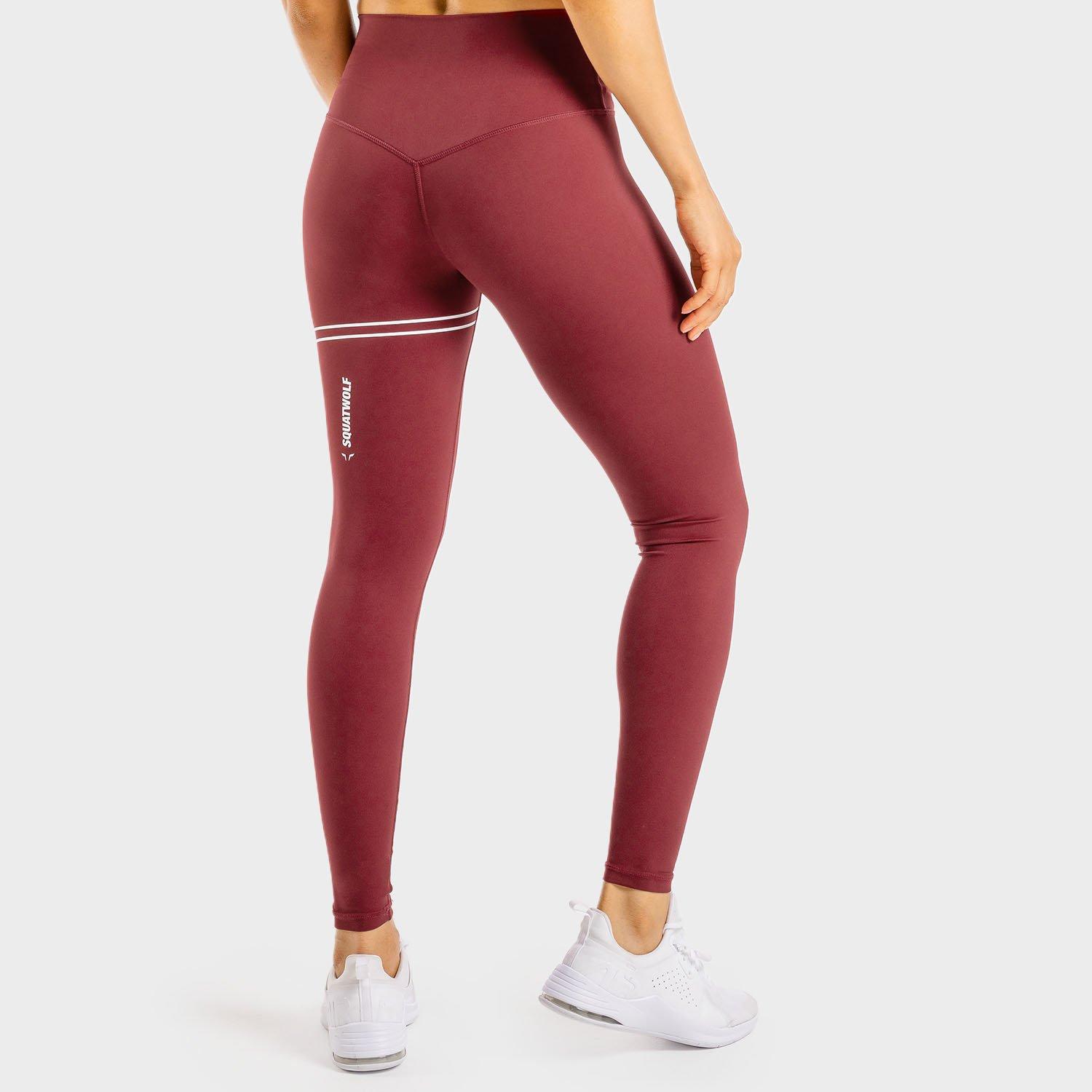 Women Flux Leggings, Maroon, , large image number 5