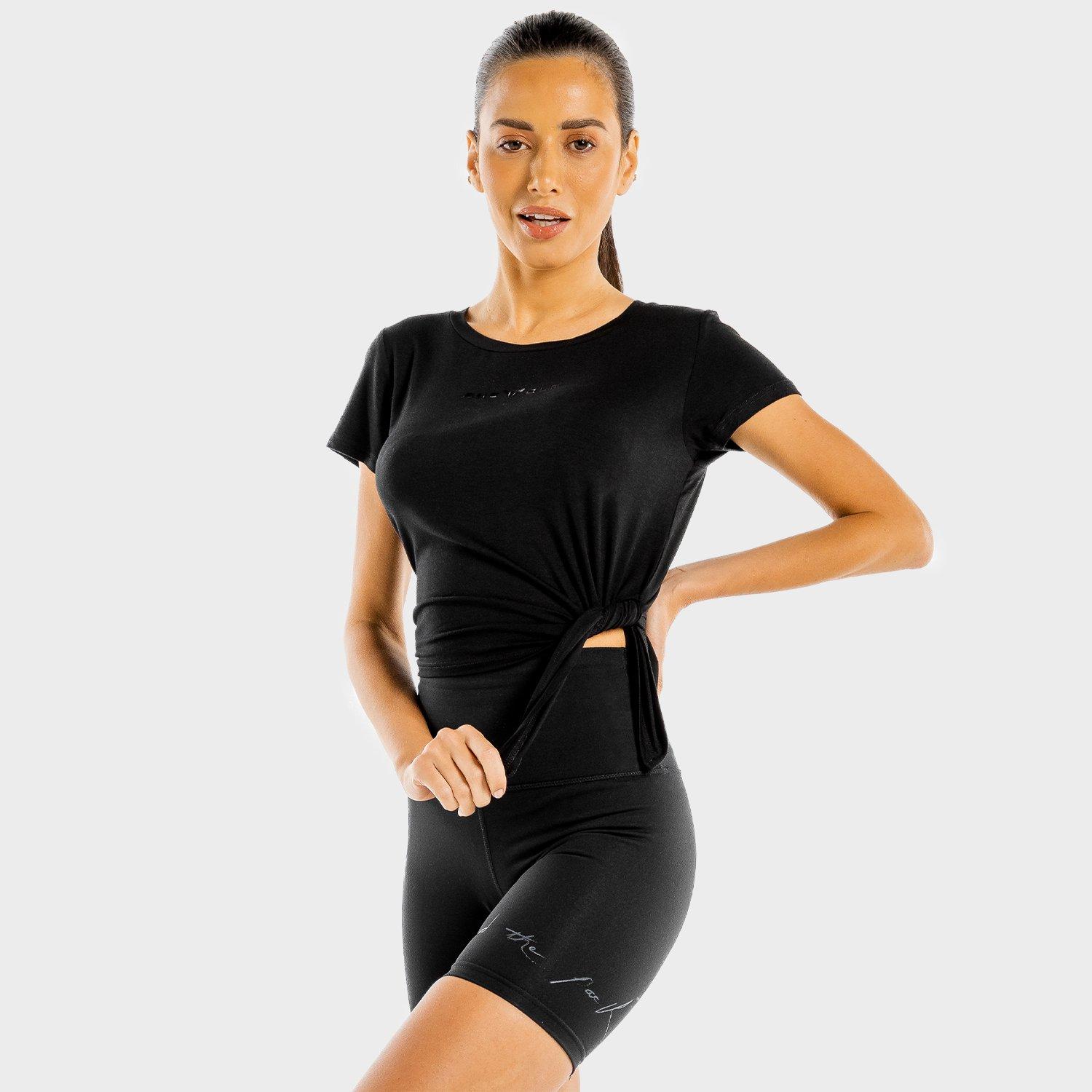 Women She Wolf Crop Top, Black, , large image number 0