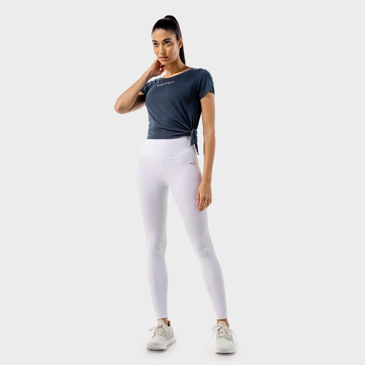 Women She Wolf Crop Top, Navy, , large image number 0
