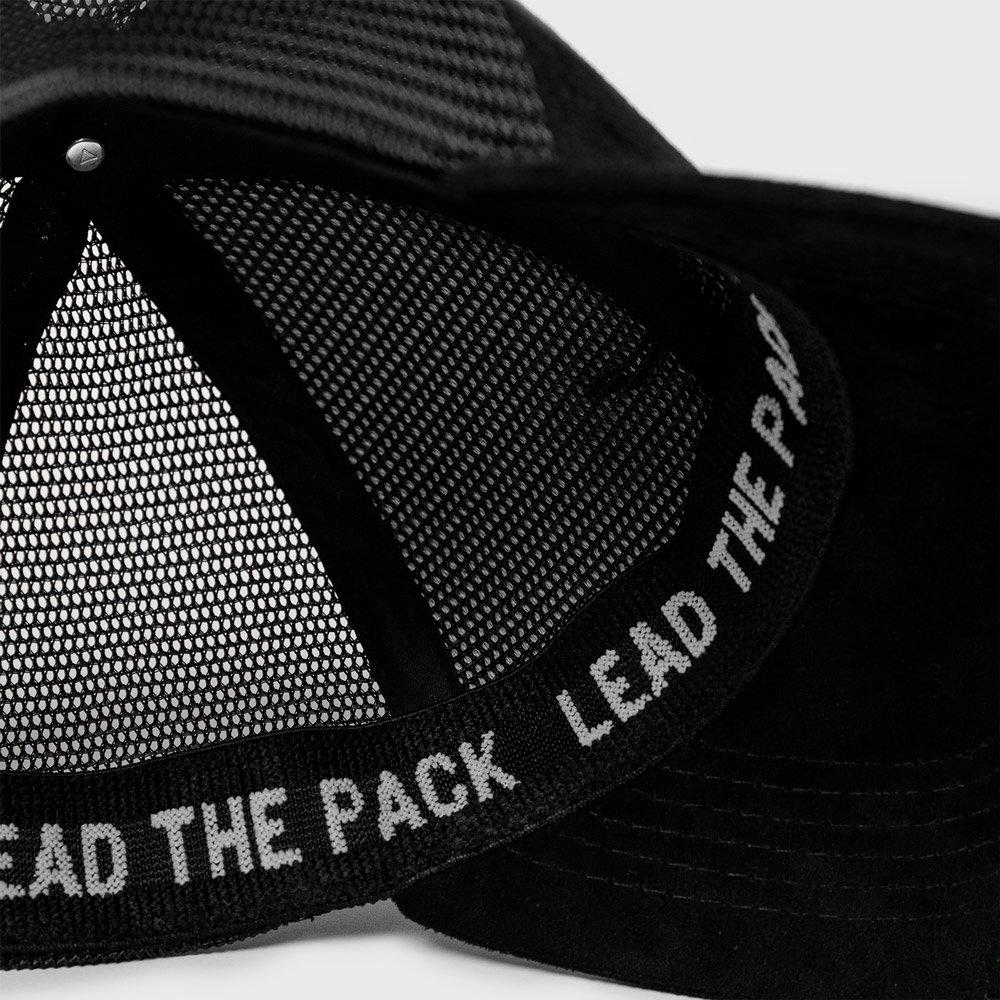 Unisex Wolf Trucker Cap, Black, , large image number 4