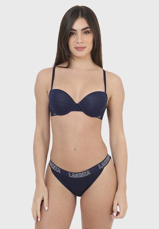 Isla & Evie Navy Isla And Evie Women Cheeky Briefs