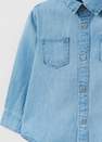 OVS - Blue Denim Shirt With Pockets, Kids Girls