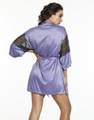 La Senza - Purple Lingerie Sexy Short Robe