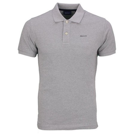 Gant - Grey Pique Polo Shirt