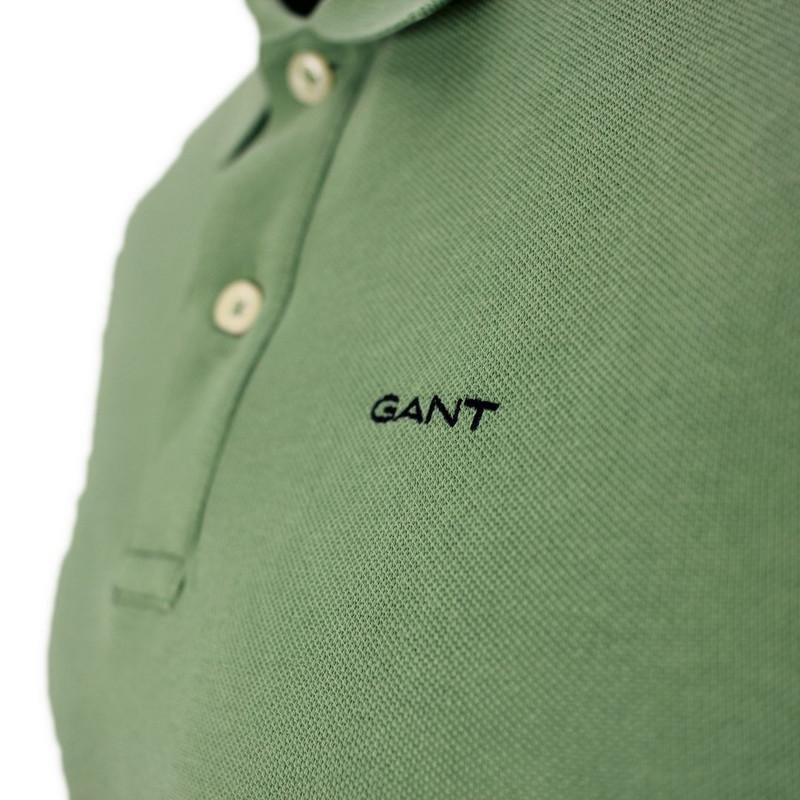 Gant - Green Pique Polo Shirt