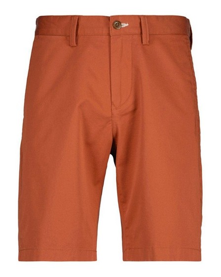 Gant - Brown Hallden Slim Fit Twill Shorts