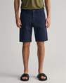 Gant - Blue Hallden Slim Fit Twill Shorts