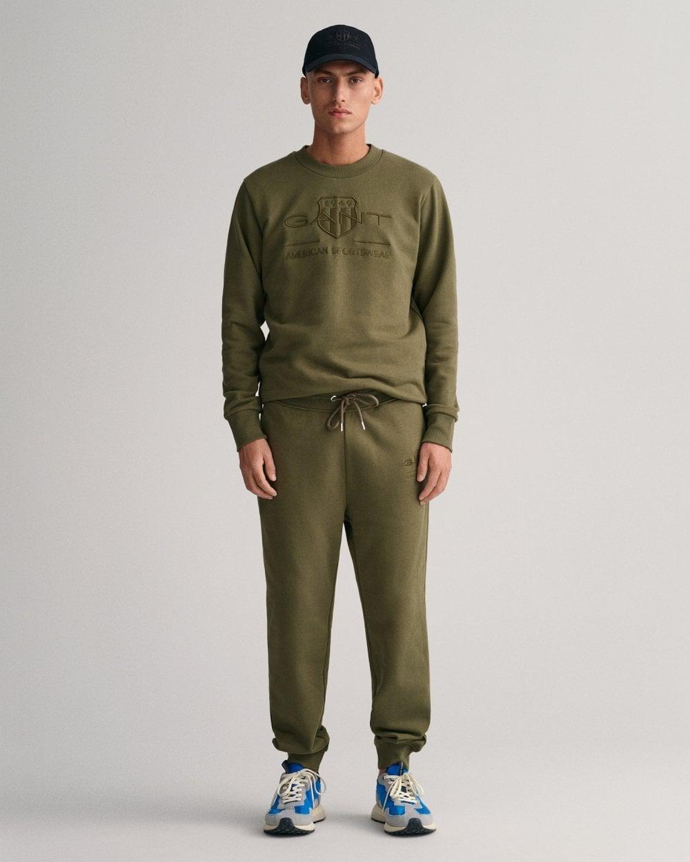 Gant tonal shield sweatpants best sale