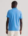 Gant - Blue Contrast Collar Pique Polo Shirt