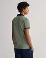 Gant - Green 4-Color Oxford Pique Polo Shirt