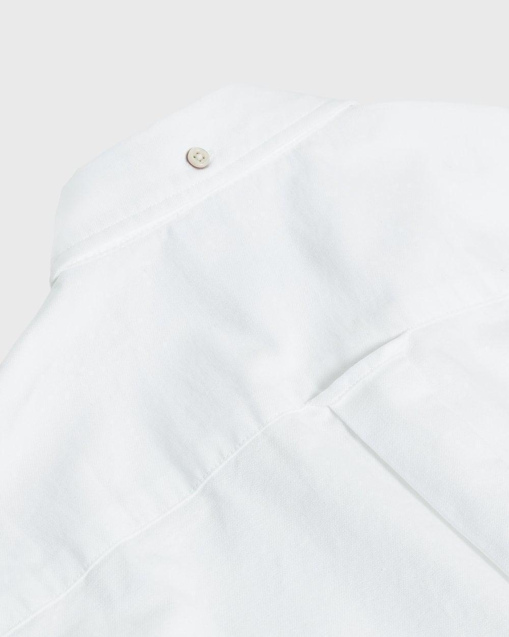 Gant - White Regular Fit Short Sleeve Oxford Shirt