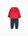 Zippy - Red Brushed Cotton Tracksuit, Baby Boys