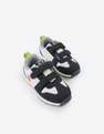 Zippy - White Monster Dual-Material Trainers , Baby Boys