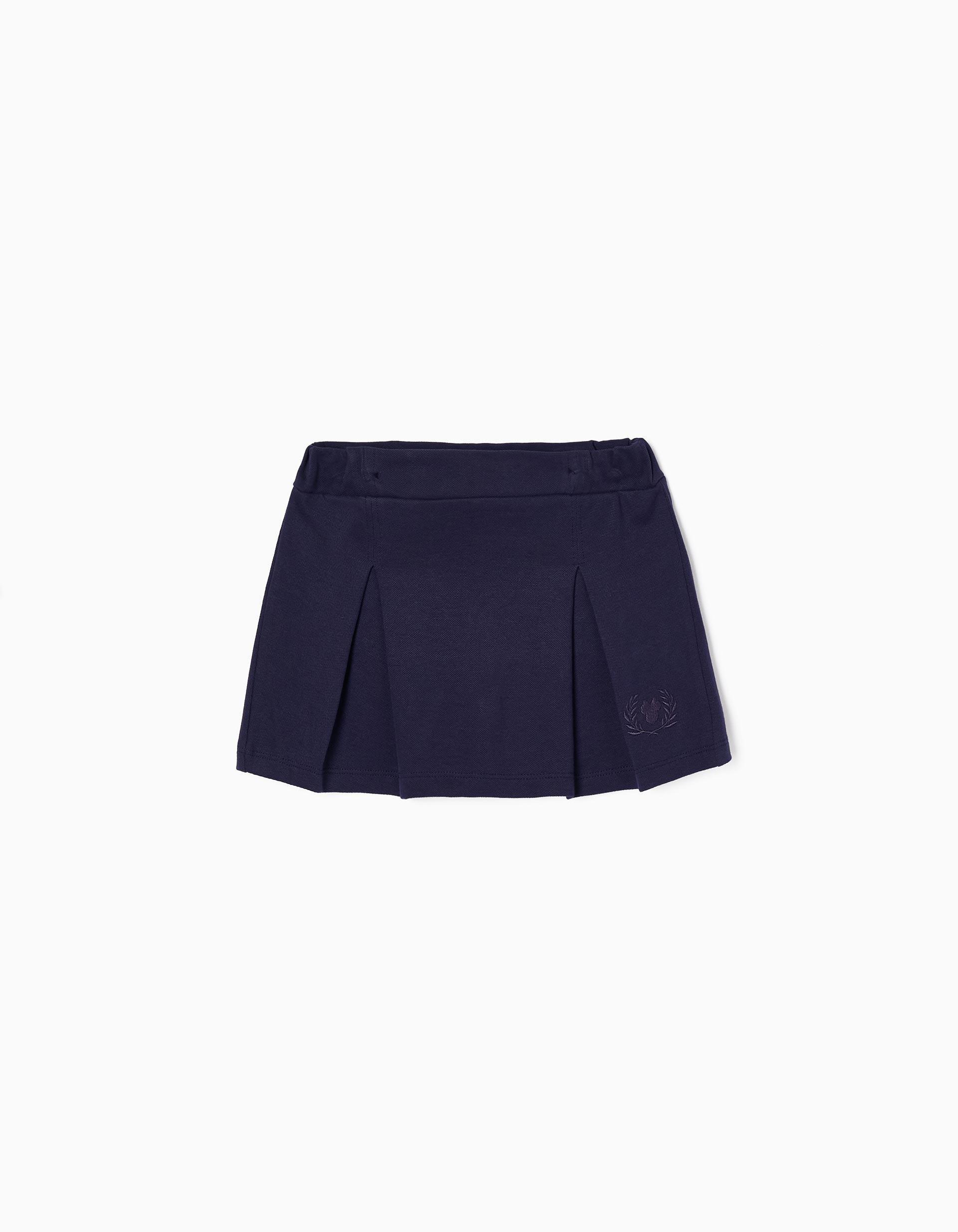 Gant - Navy Plain Mini Skirt, Baby Girls