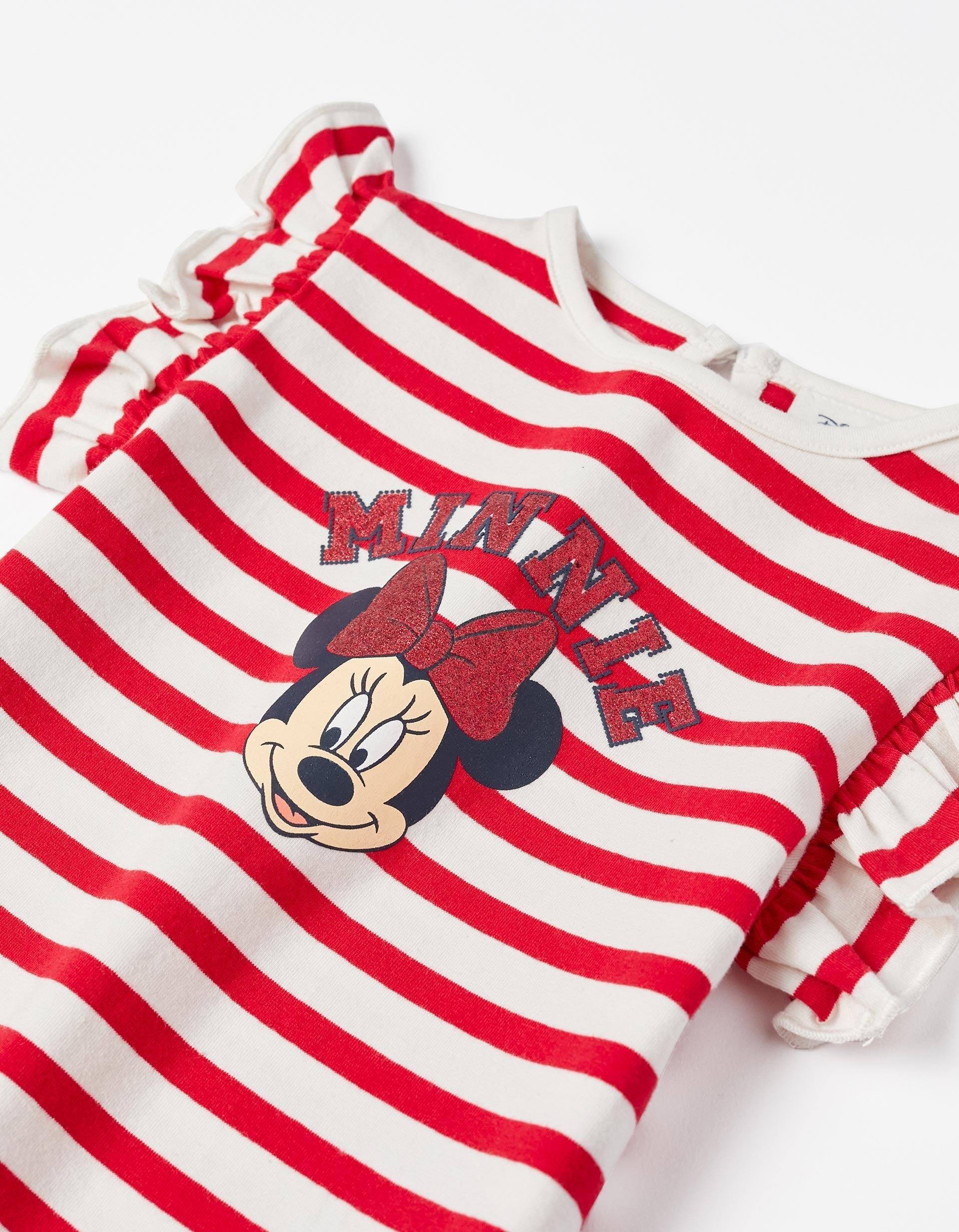 Zippy - Red Striped T-Shirt, Baby Girls