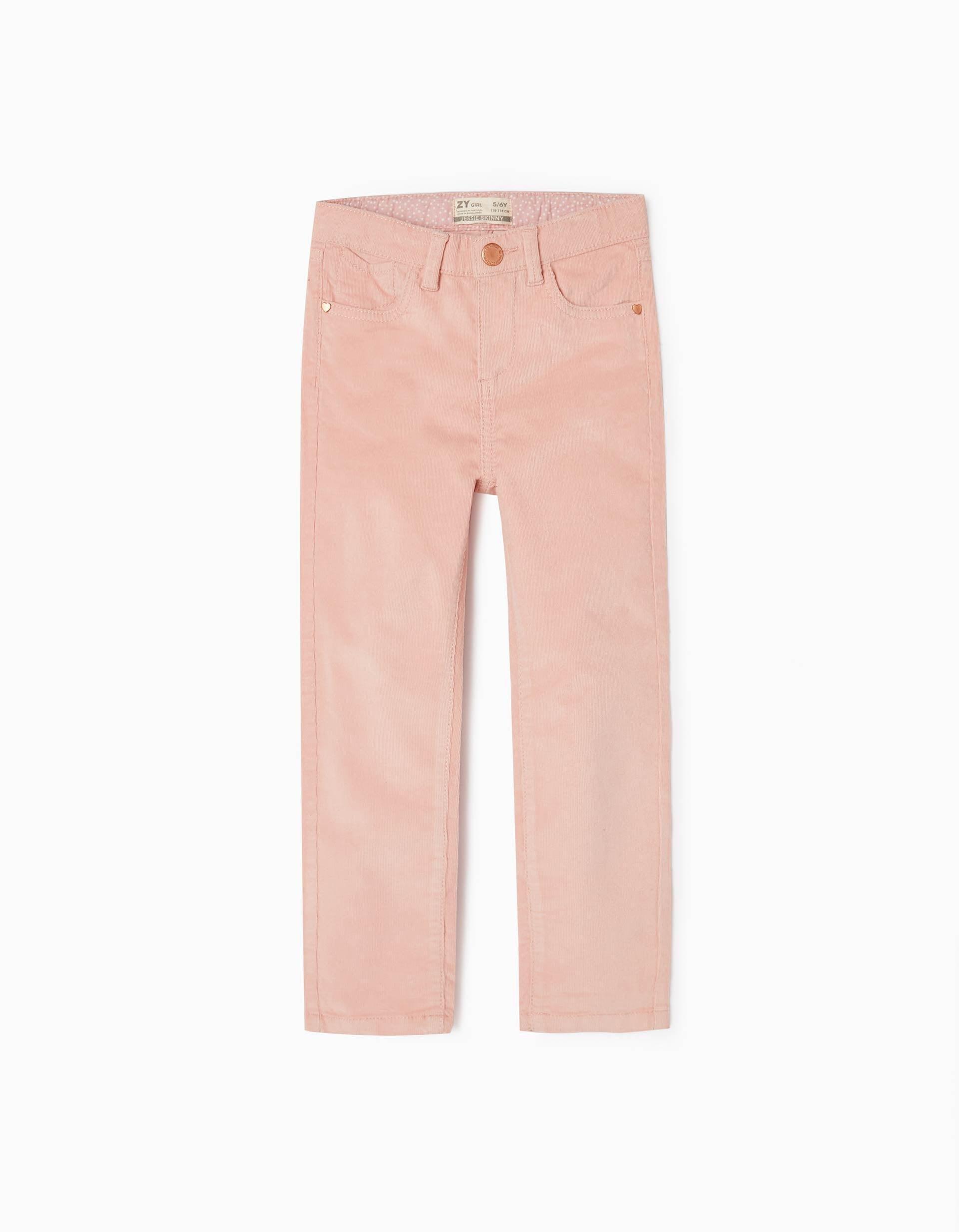 Zippy - Pink Cotton Corduroy Trousers, Kids Girls
