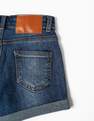 Zippy - Blue Cotton Denim Shorts, Kids Girls