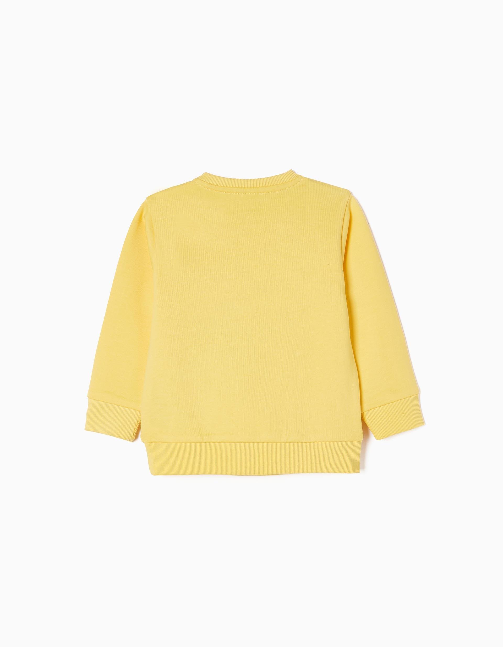 Gant - Yellow Chameleon Cotton Sweatshirt, Baby Boys