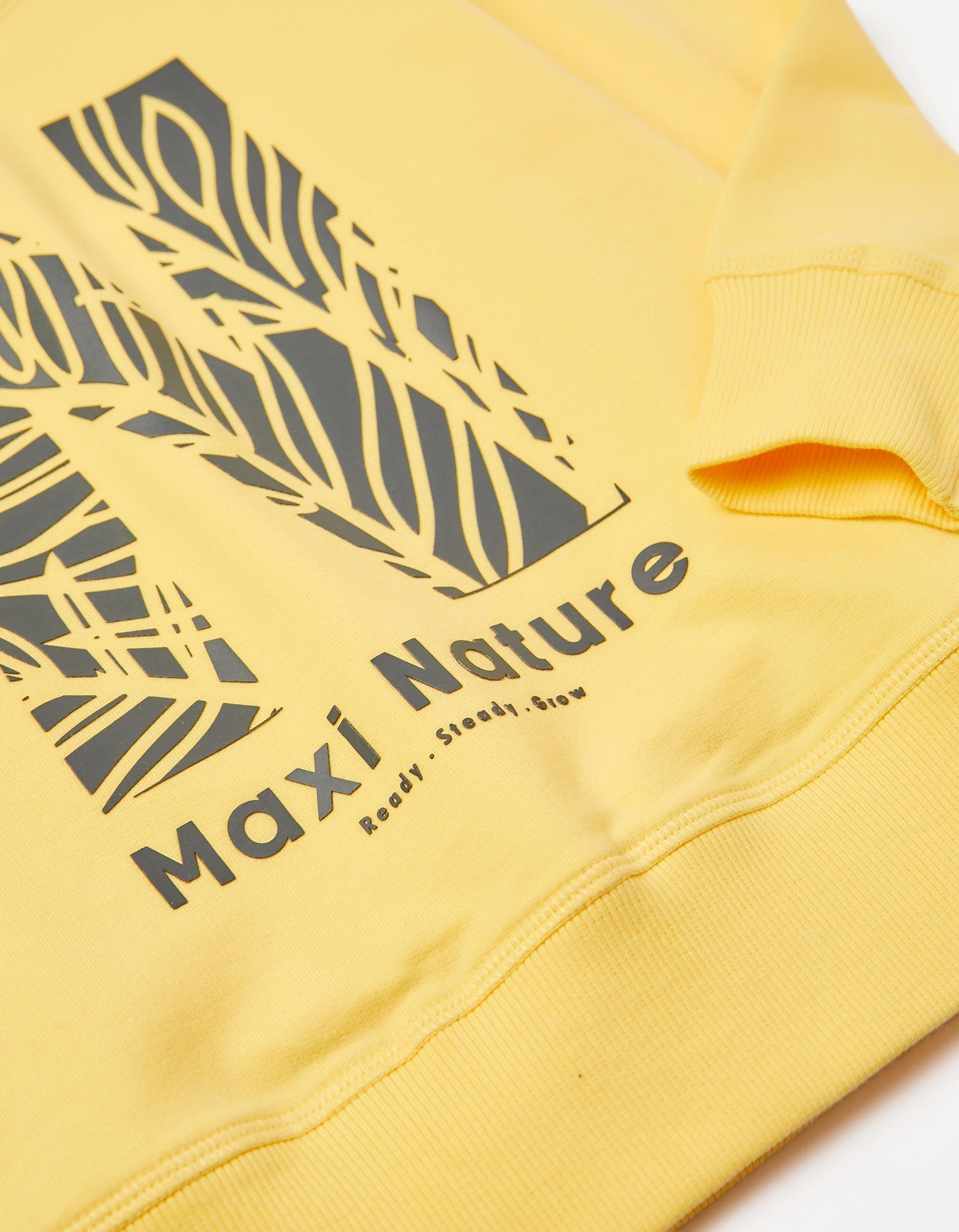 Gant - Yellow Maxi Nature Sweatshirt, Kids Boys