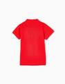 Zippy - Red Detailed Polo Shirt, Baby Boys