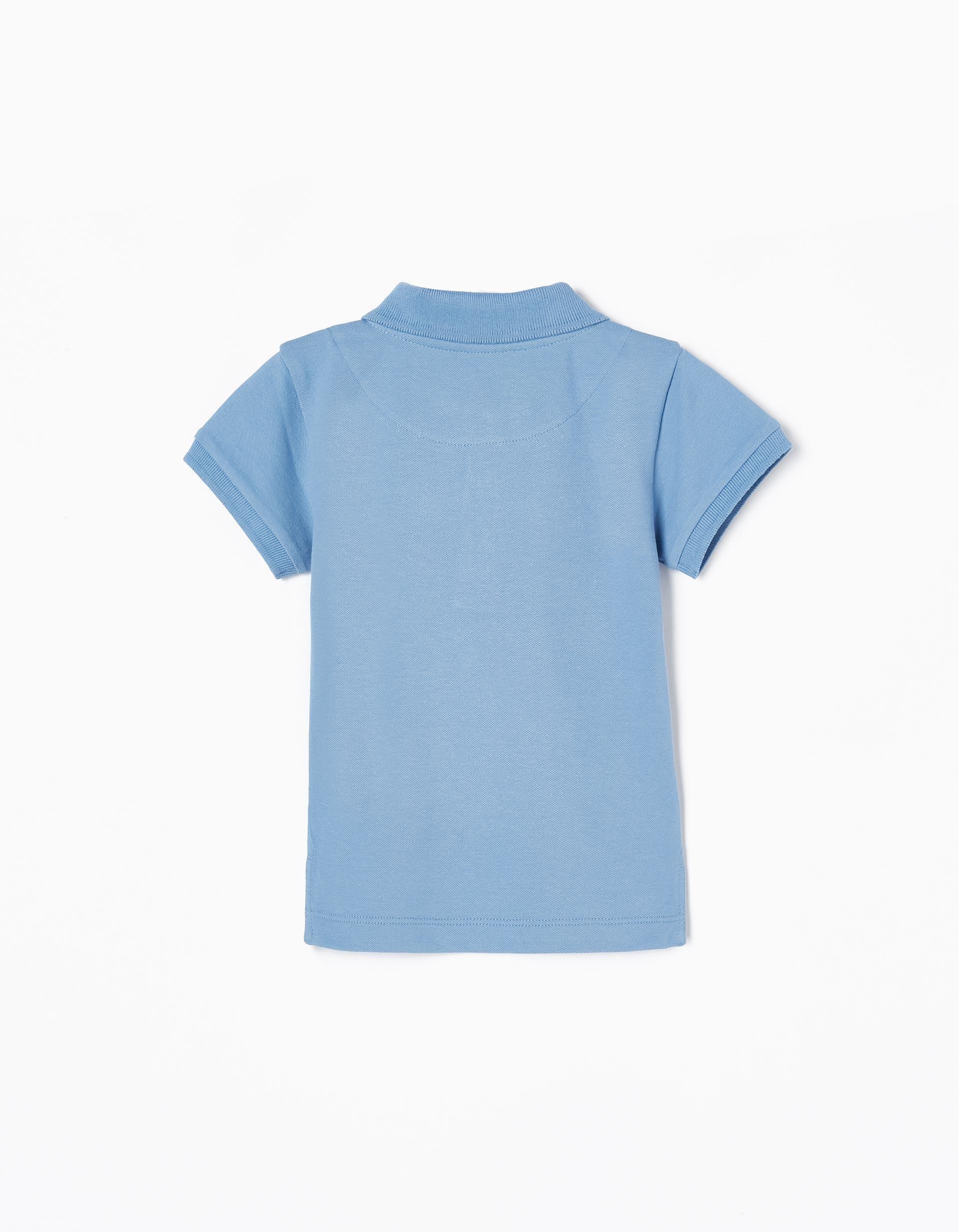 Zippy - Blue Polo Neck Shirt, Baby Boys