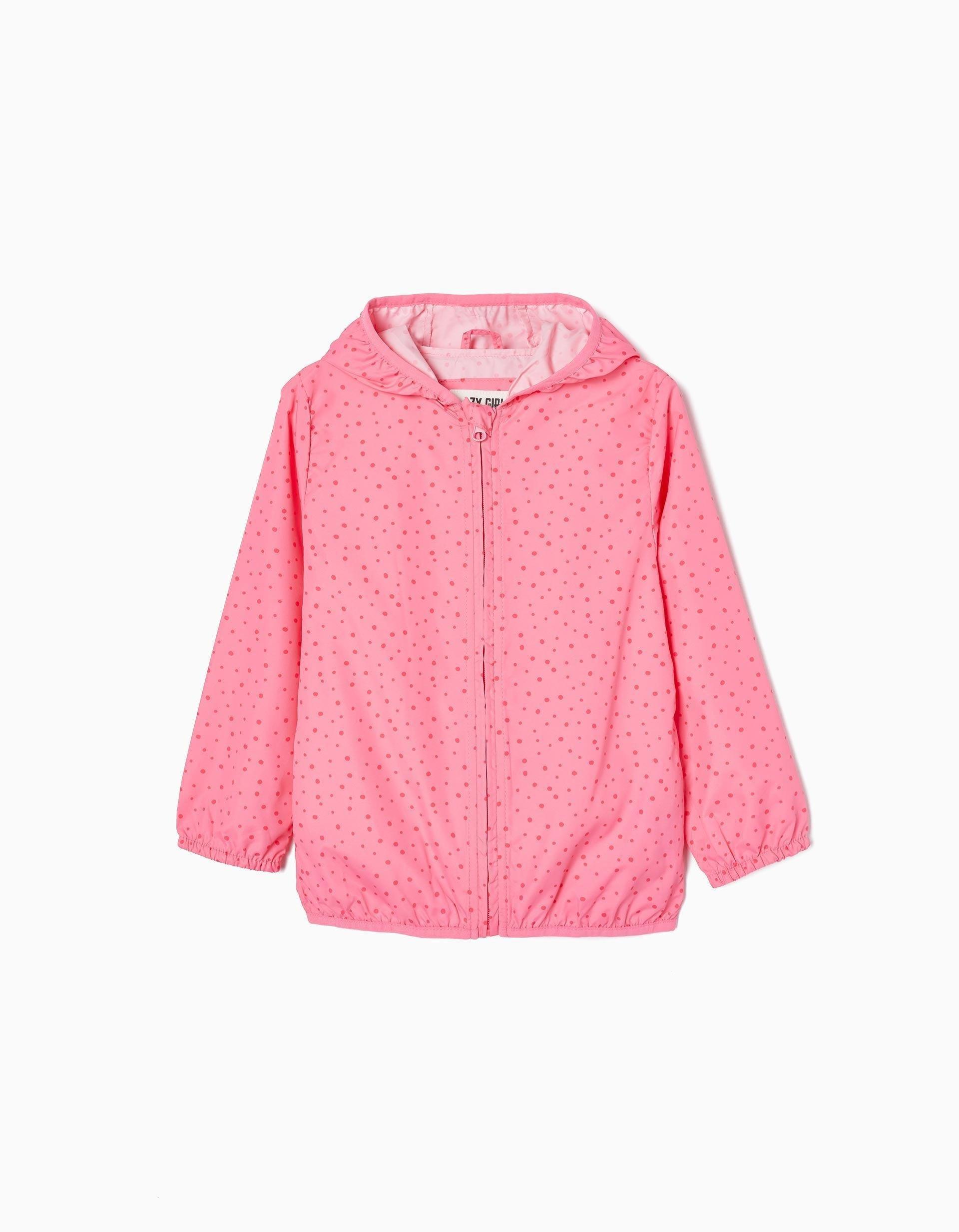 Zippy - Pink Hooded Windbreak Jacket, Kids Girls