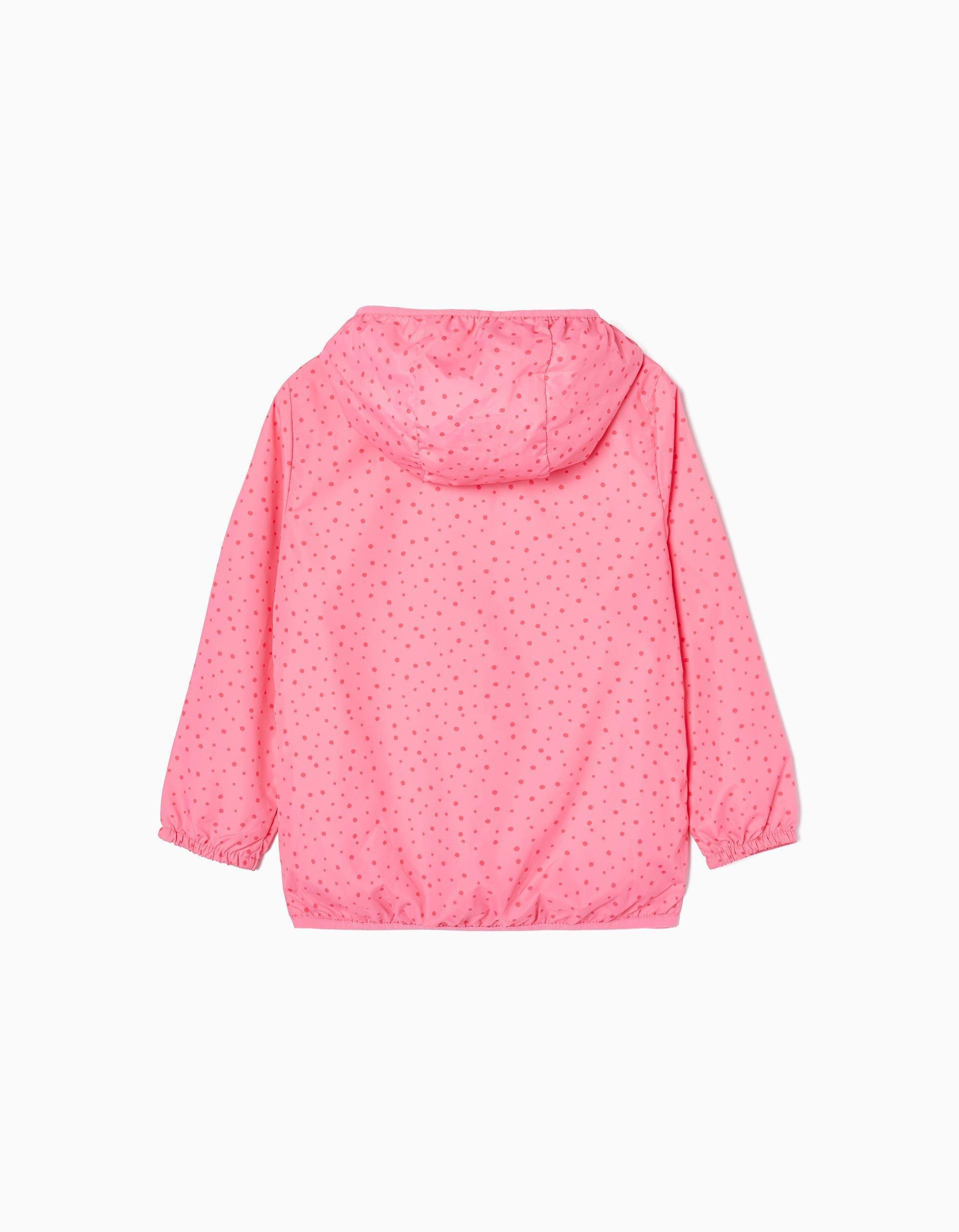 Gant - Pink Hooded Windbreak Jacket, Kids Girls