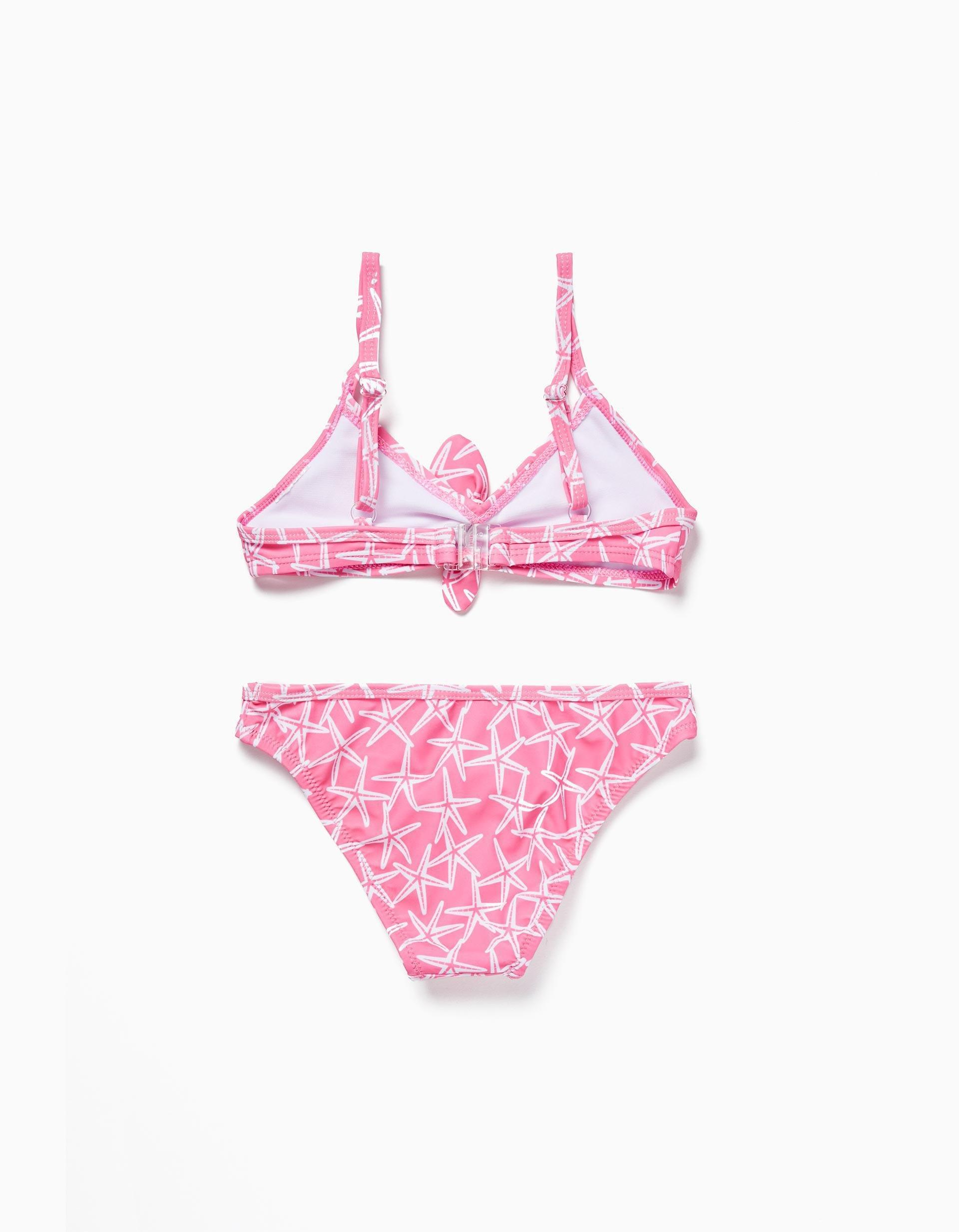 Gant - Pink Printed Swimsuit, Kids Girls