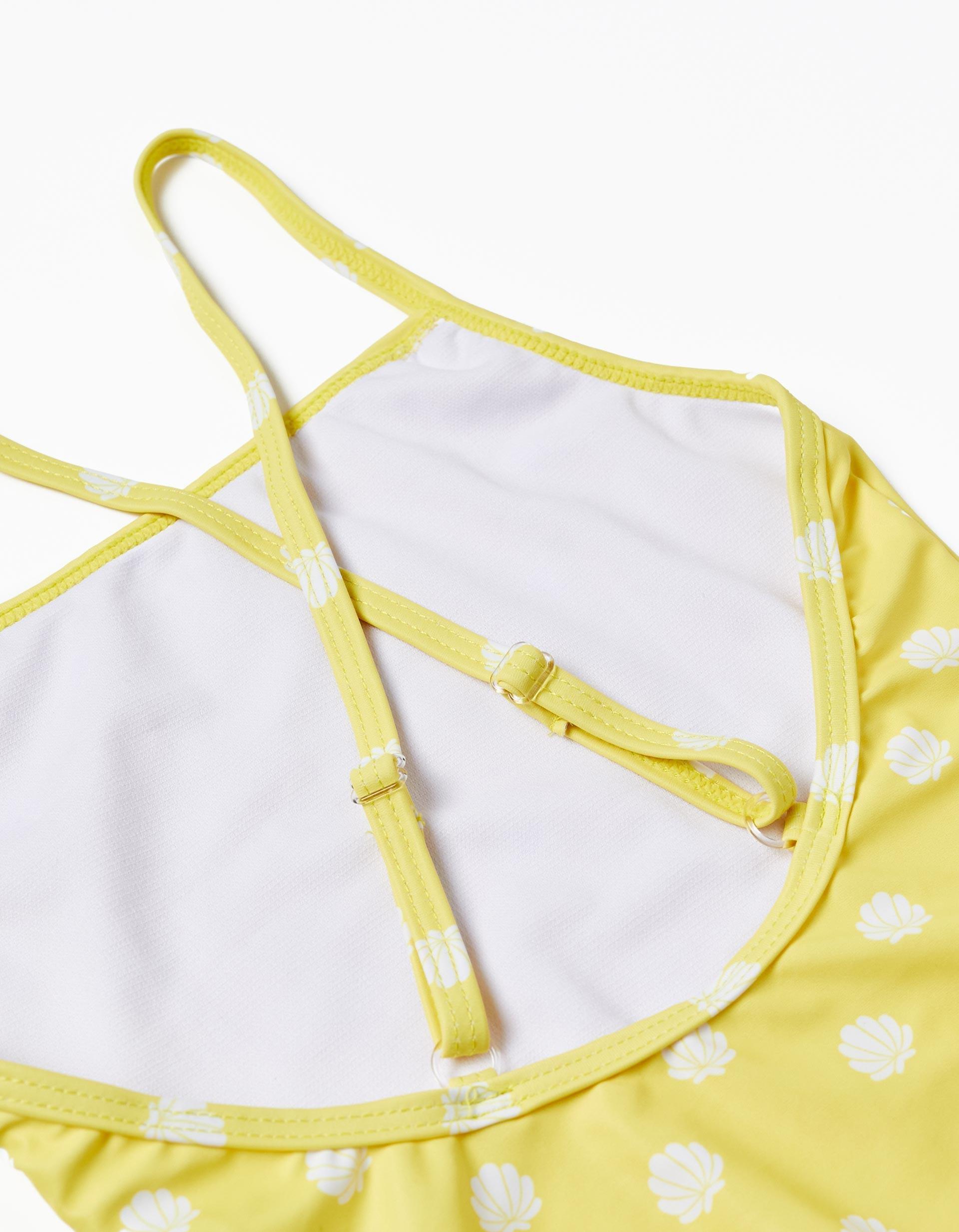 Gant - Yellow Polka Dot Swimsuit, Kids Girls