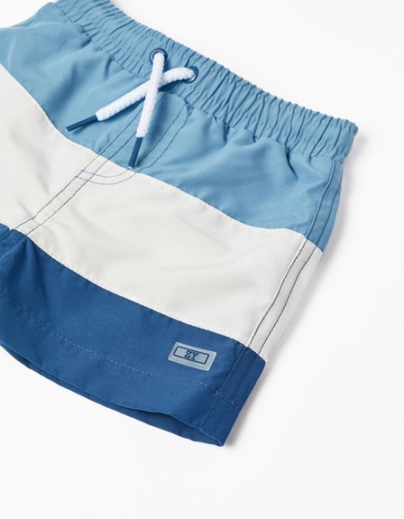 Zippy - Blue Striped Swim Shorts, Baby Boys