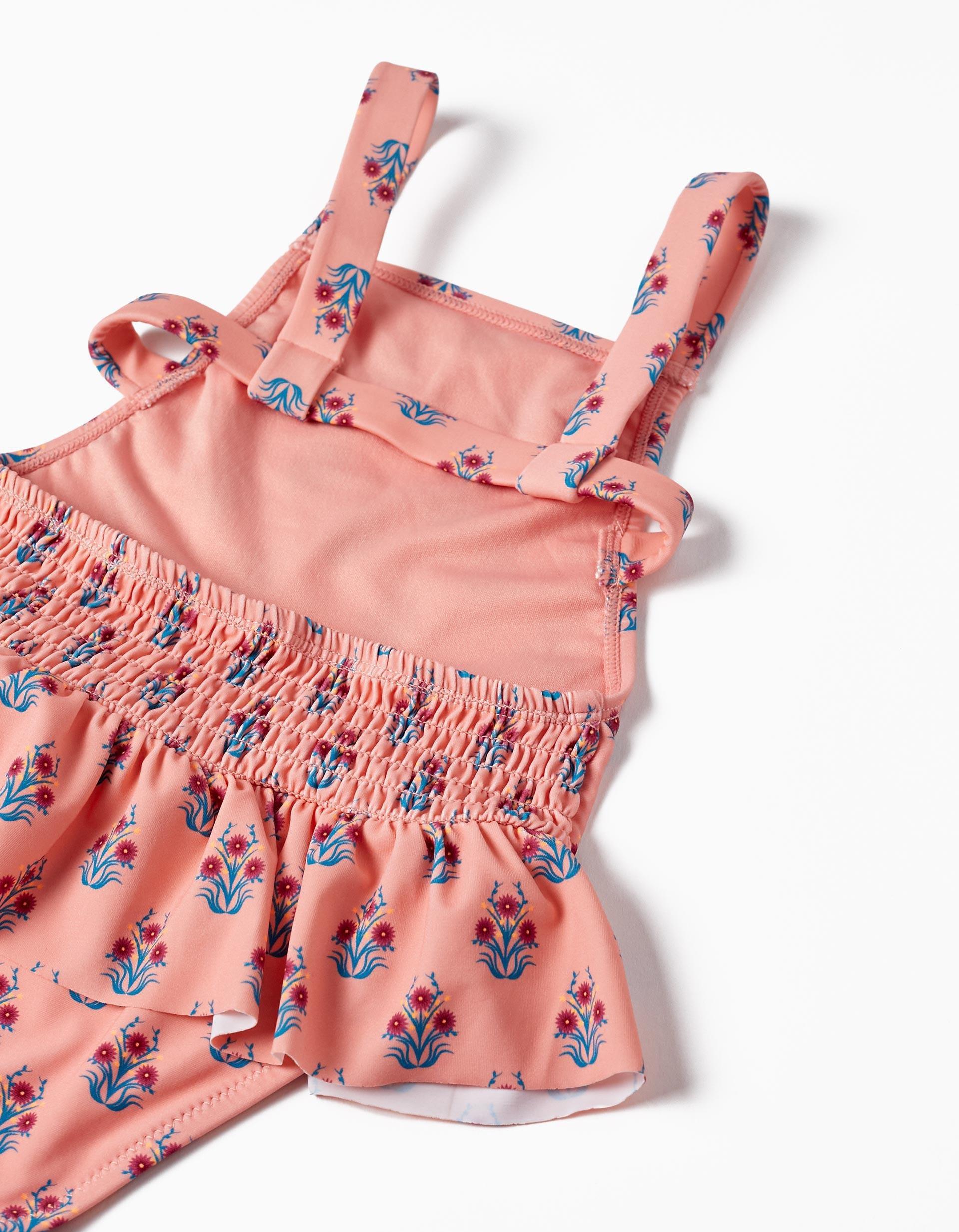 Gant - Pink Frilly Swimsuit, Kids Girls