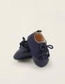 Zippy - Navy Laced Shoes, Baby Unisex