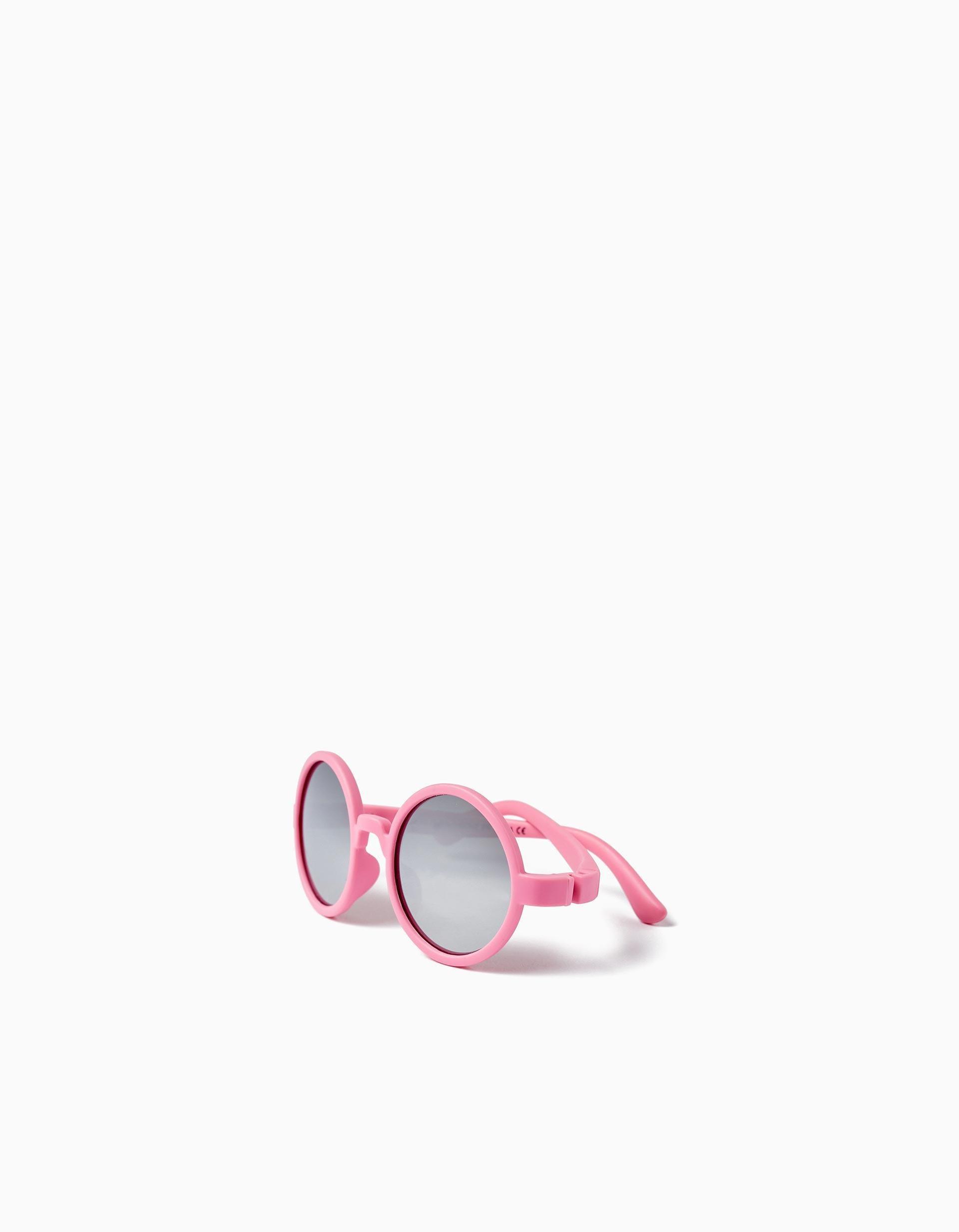 Pink  Flexible Sunglasses With Uv Protection , Baby Girls, , large image number 1