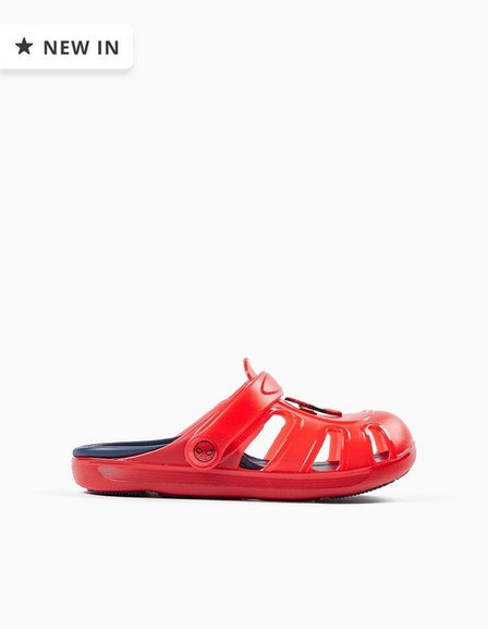 Zippy - Red Printed Sandals, Kids Boys