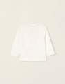Zippy - White Long Sleeve Printed T-Shirt, Kids Boys
