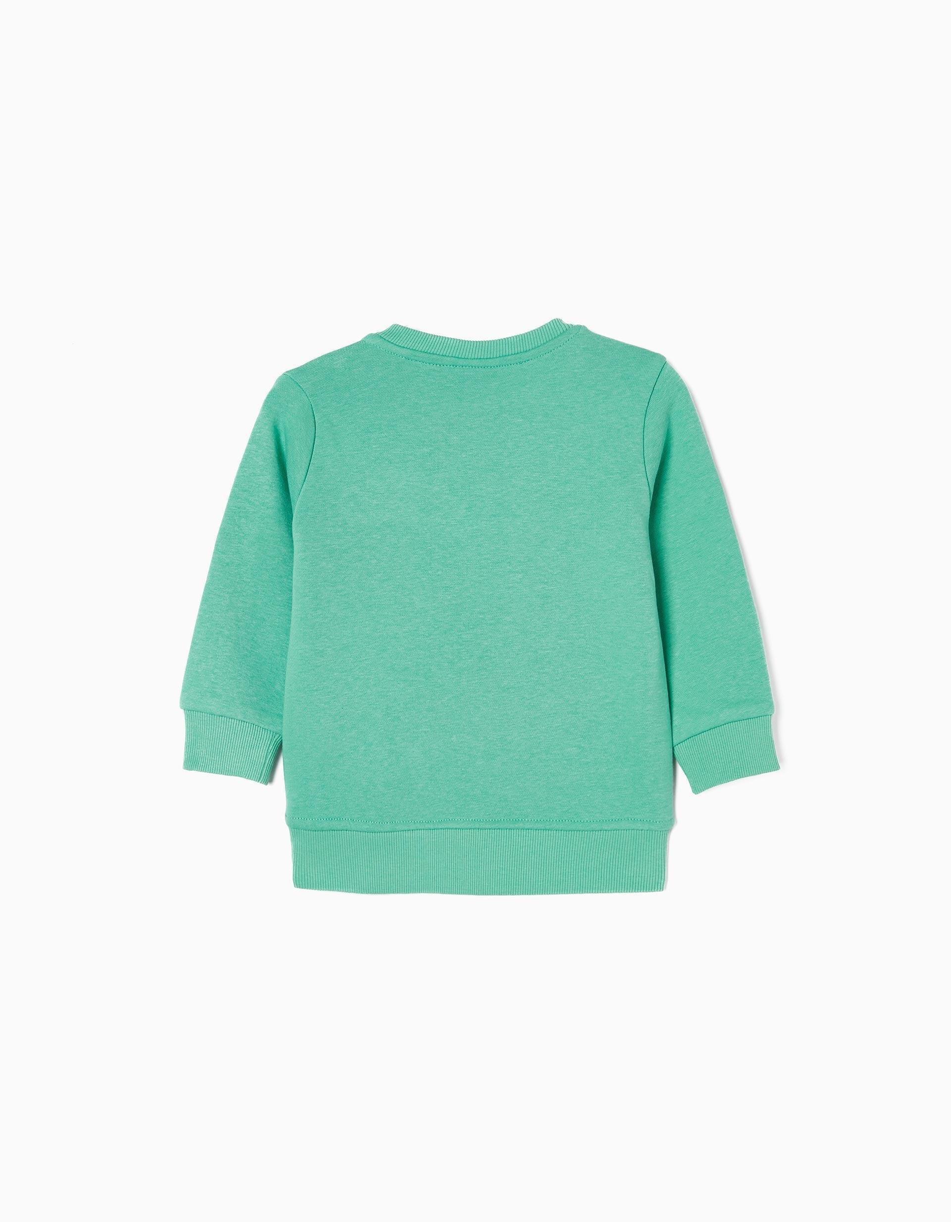 Zippy - Green Cotton Sweatshirt, Baby Boys