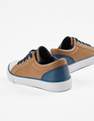 Zippy - Beige Synthetic Leather Trainers, Kids Boys