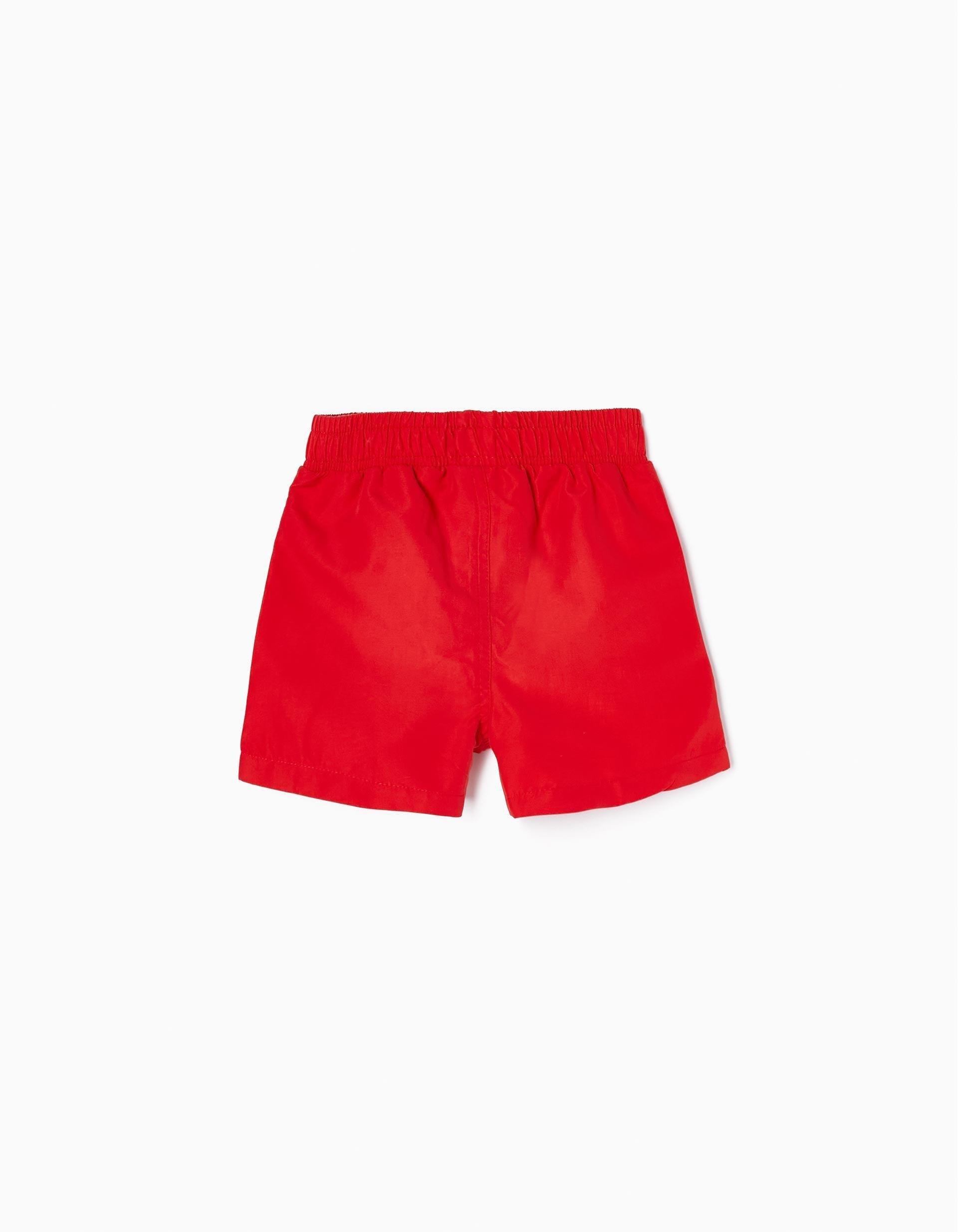 Zippy - Red UV 80 Protection Swim Shorts, Baby Boys